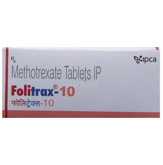 folitrax 10mg tablet 10's